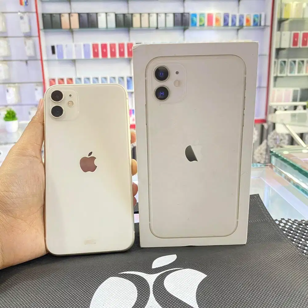 iPhone 11 64Gb Fullset, Ex Garansi Resmi/iBox