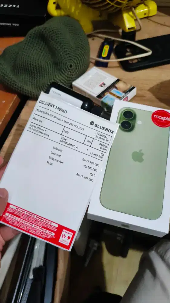 Iphone 17 256 sage baru