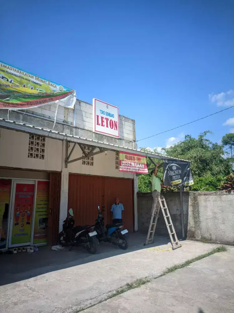 DISEWAKAN TOKO 4X12 COCOK UNTUK KANTOR DAN USAHA LOKASI STRATEGIS