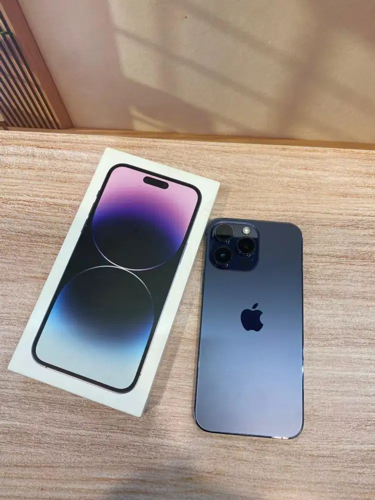iPhone 14 Pro Max 128GB Purple iBox BH 92% Lengkap