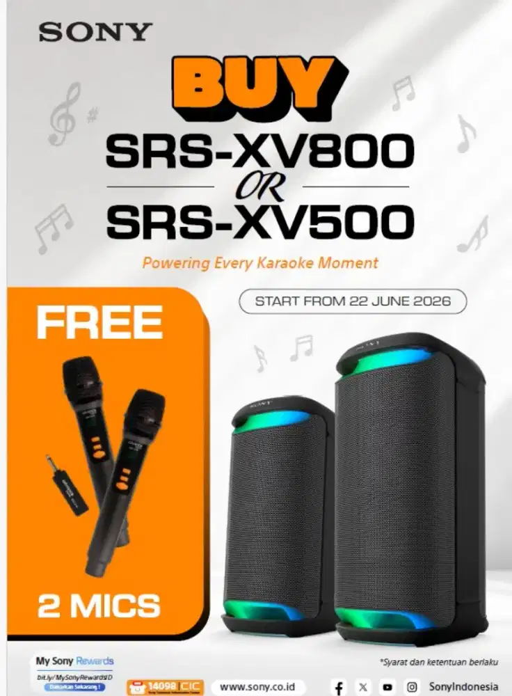 SONY SPEAKER PORTABLE PROMO