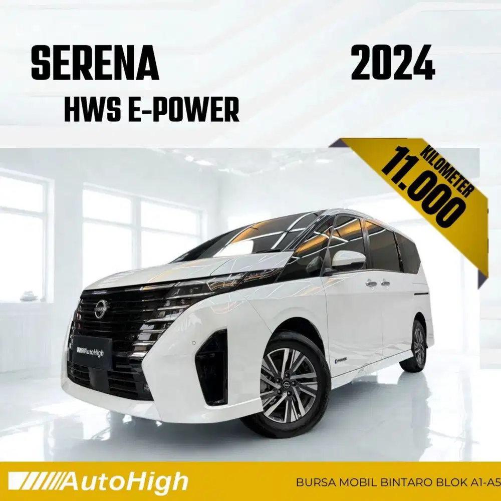 DP10% [Km11.000] Serena HWS E-Power 2024 White Reg 2025 #AUTOHIGH