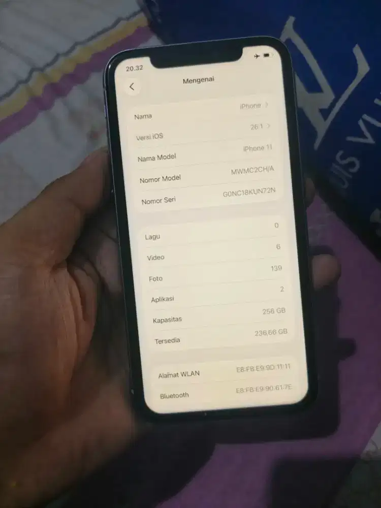 Iphone 11 256 GB Wifi