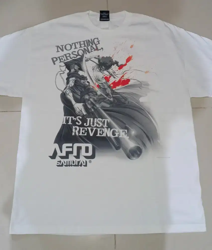 Kaos Anime Vintage AFRO SAMURAI Original
