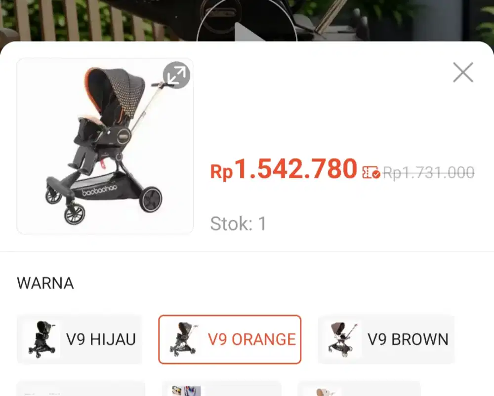Stroller bayi boleh