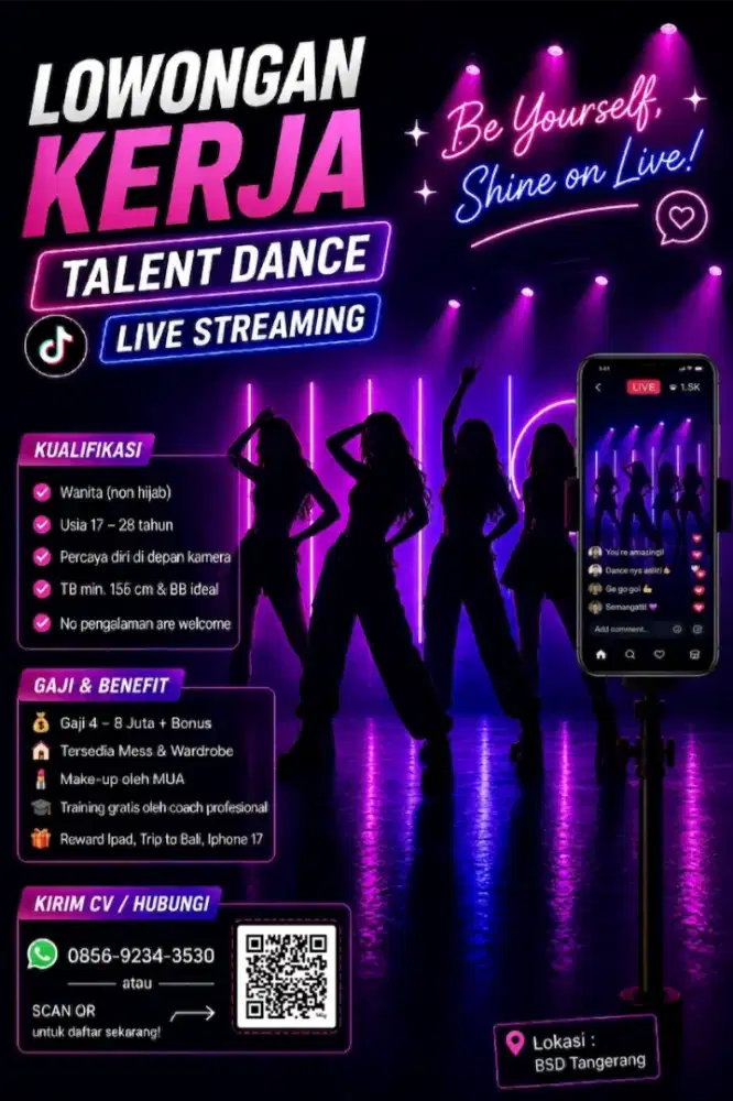 Talent Host Dance Live Streaming