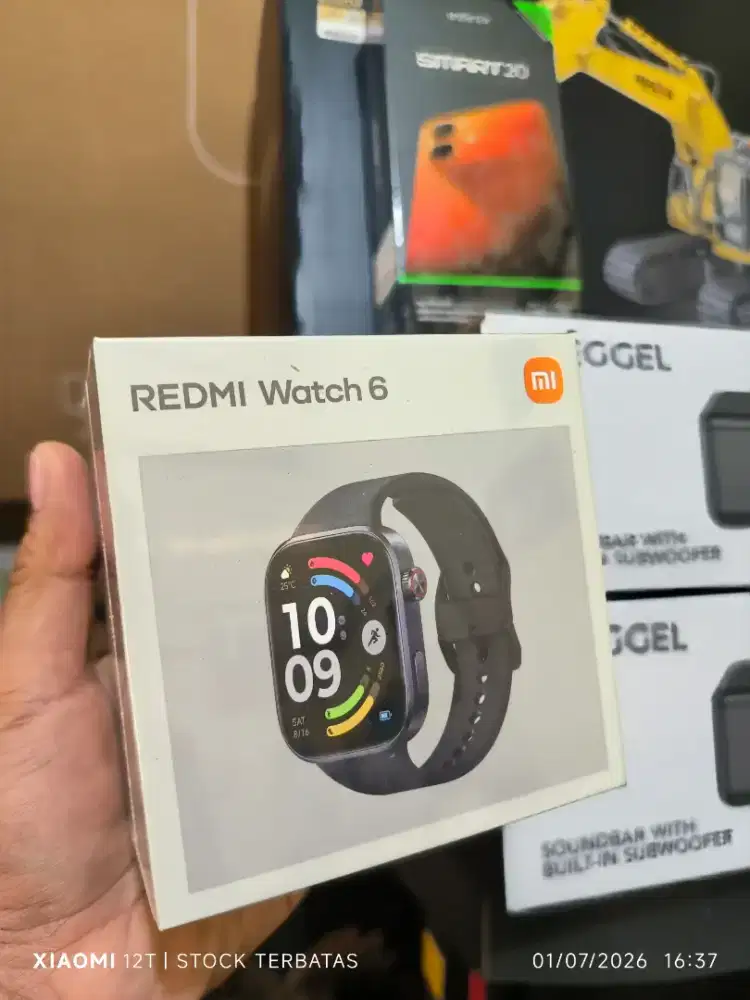 REDMI WATCH 6. BNIB/BARU/SEGEL. GARANSI RESMI. BISA COD SERKOT AREA
