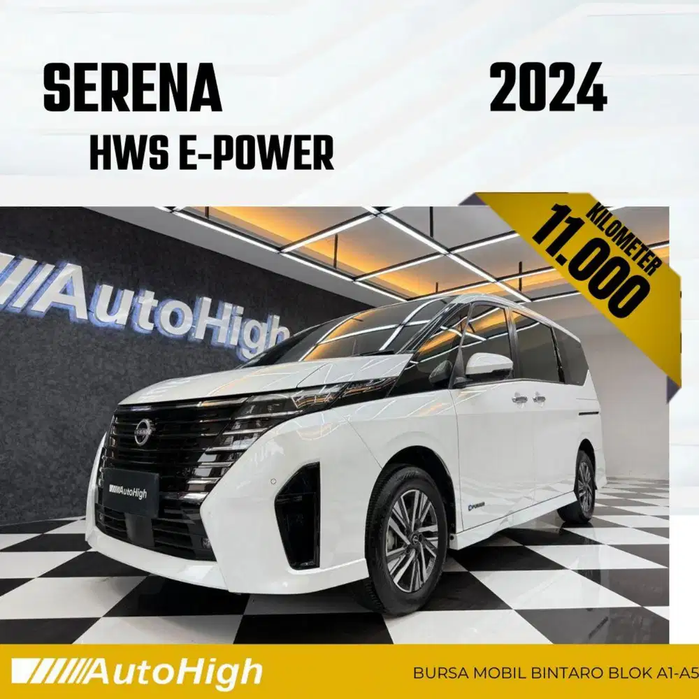 DP10% [Km11.000] Serena HWS E-Power 2024 White Reg 2026 #AUTOHIGH