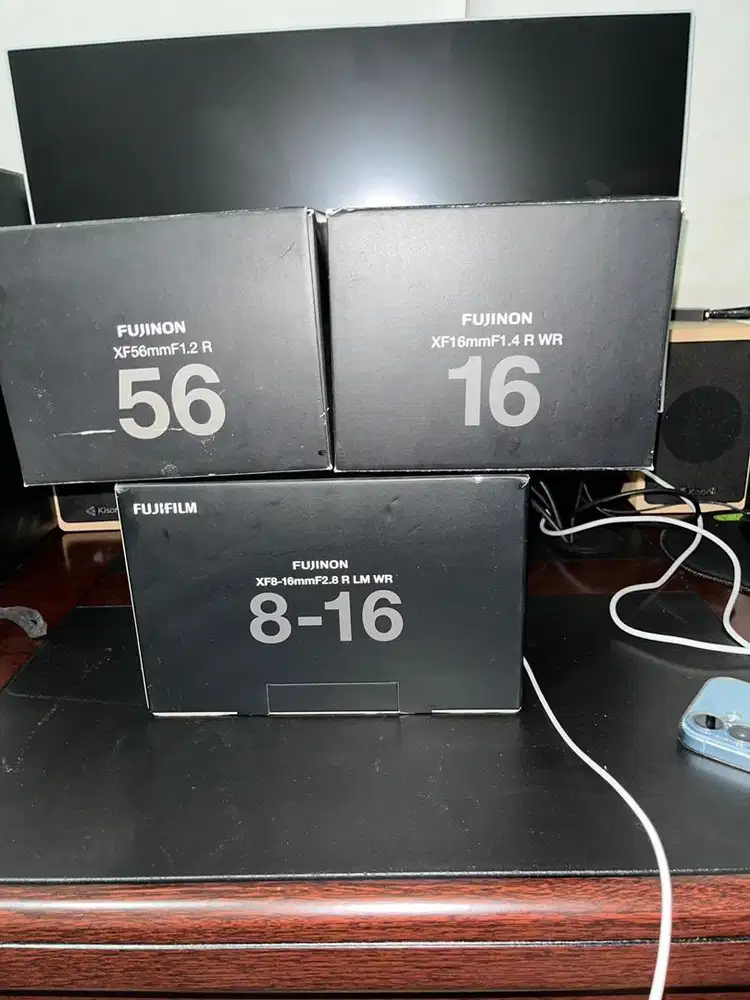 Dijual koleksi lensa Fujinon XF. Bisa beli satuan maupun borongan.