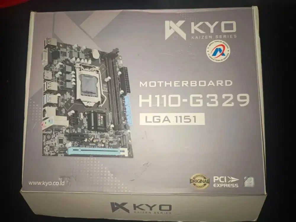 Motherboard KYO H110-G329 Socket LGA 1151 Mulus Lengkap Box