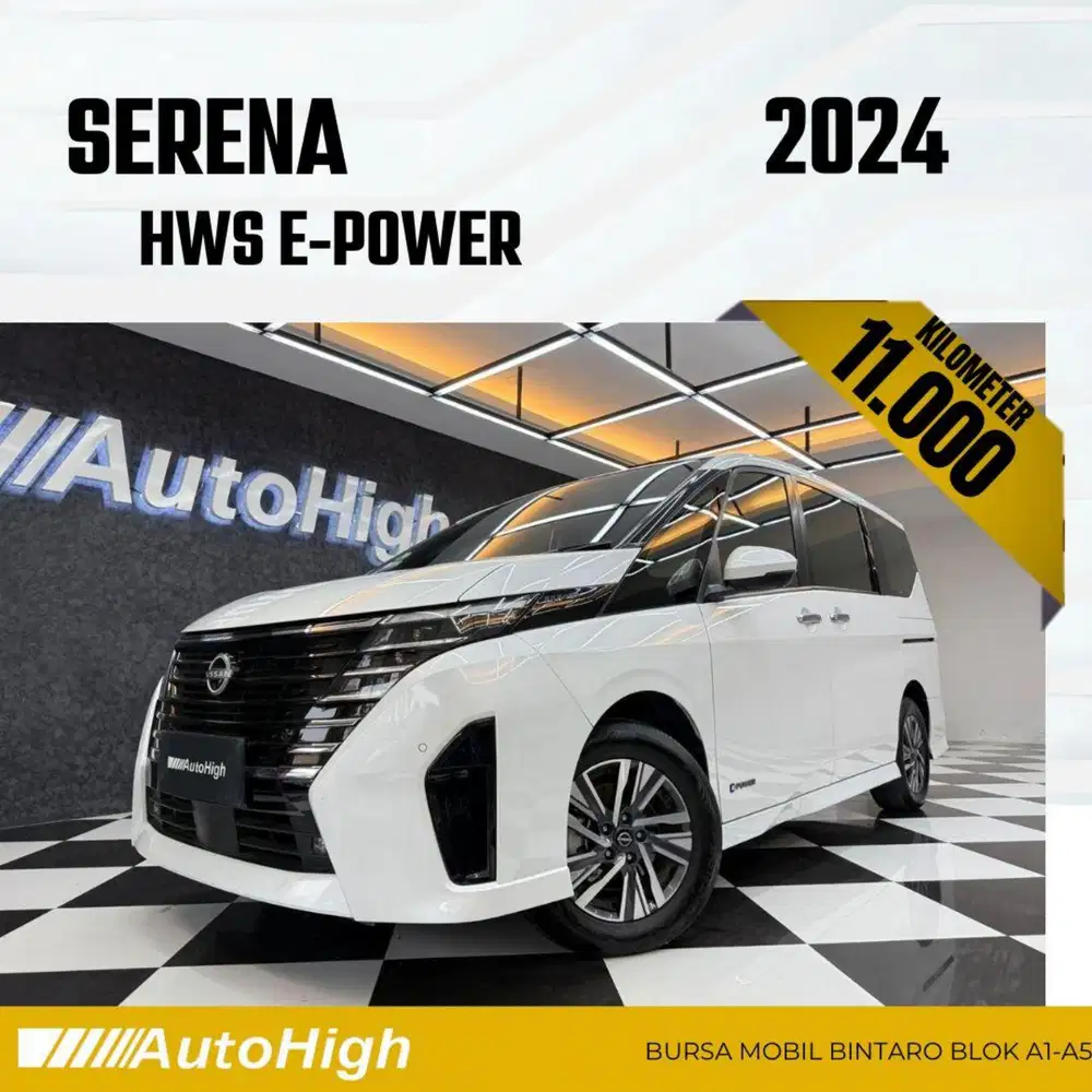 DP10% [Km11.000] Serena HWS E-Power 2024 White Reg 2026 #AUTOHIGH