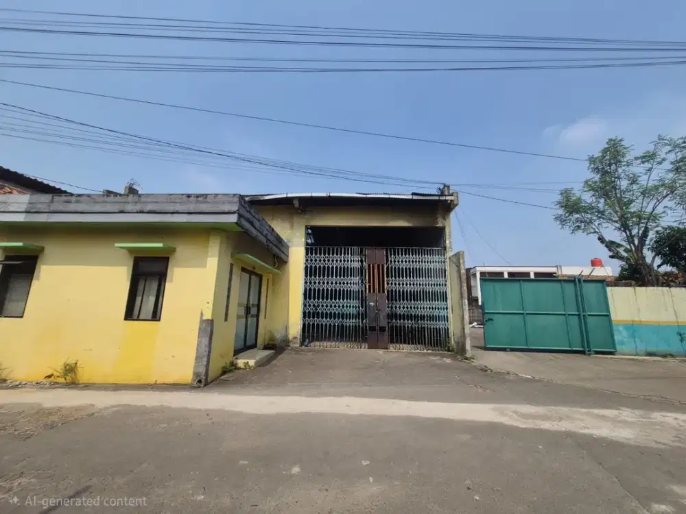 Gudang Luas 852m2 Daerah Pekayon, Harga 4.3M Dekat Toll Jatiasih