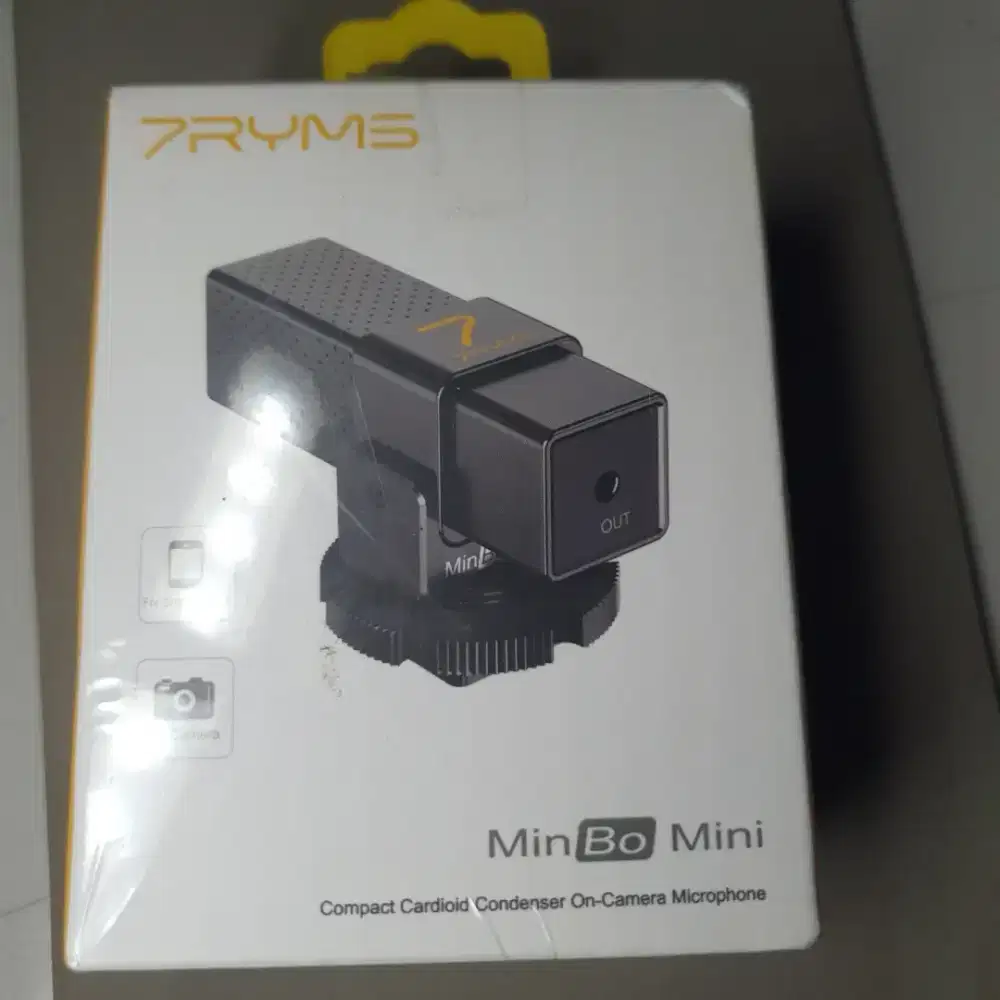 7RYMS MinBo Mini On-Camera Microphone - Baru Segel BNIB