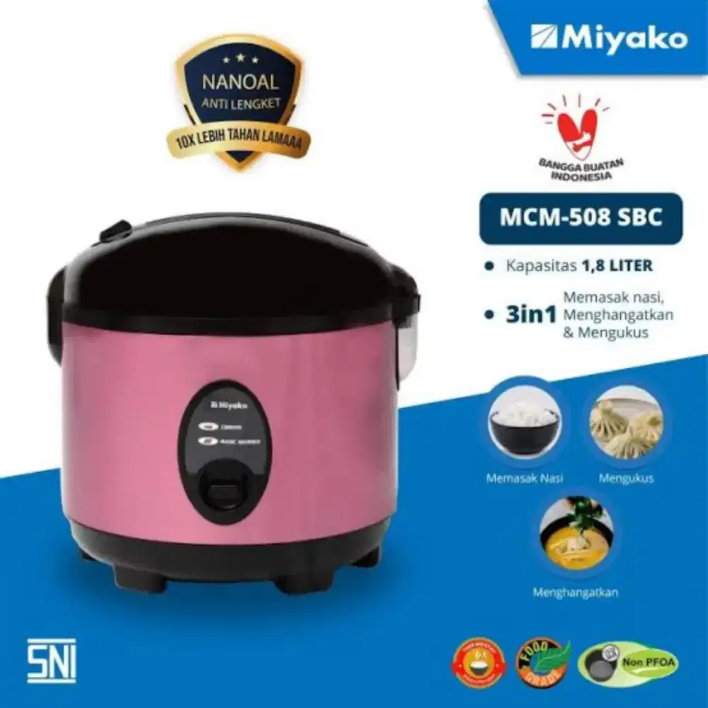 Magic com 1,8 liter Miyako baru