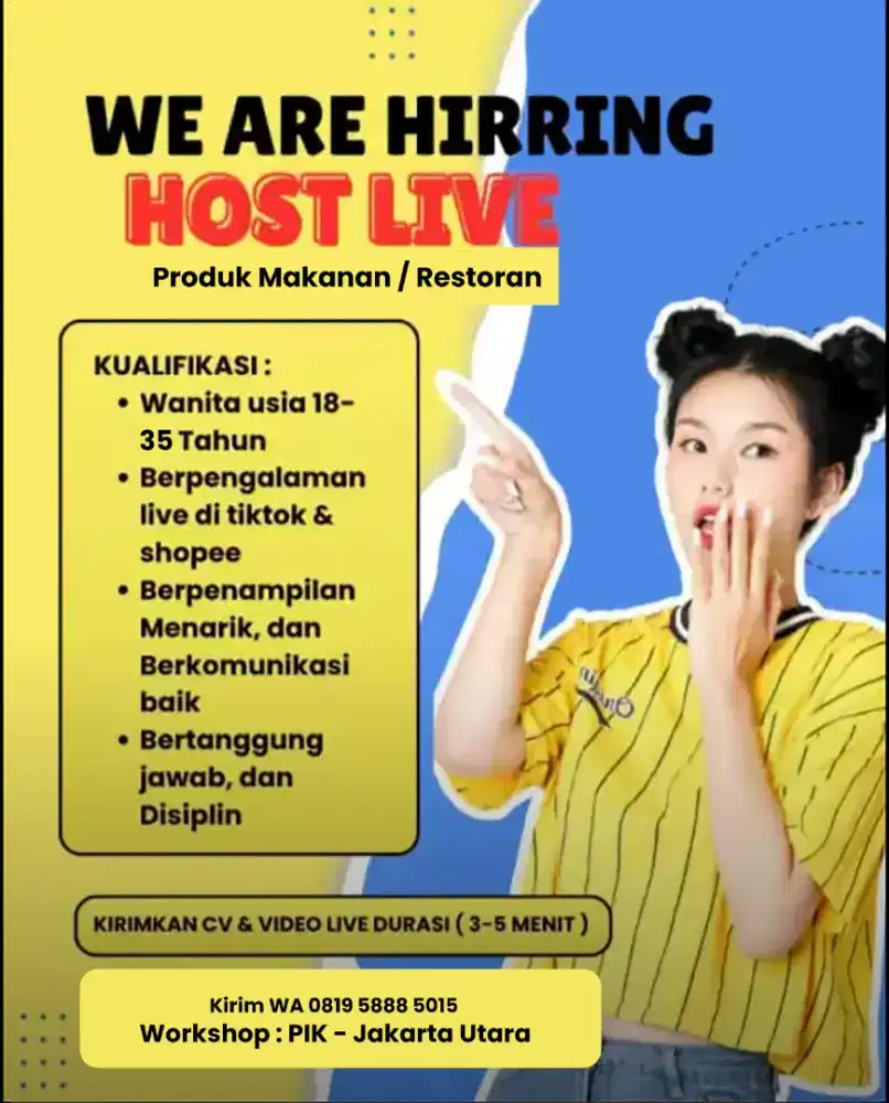 Di Cari Host Live