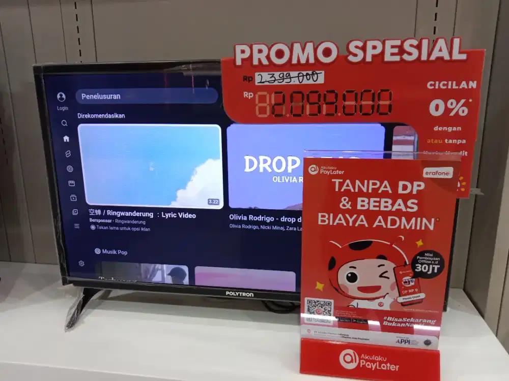 TV Politron 32inci Kredit tanpa dp