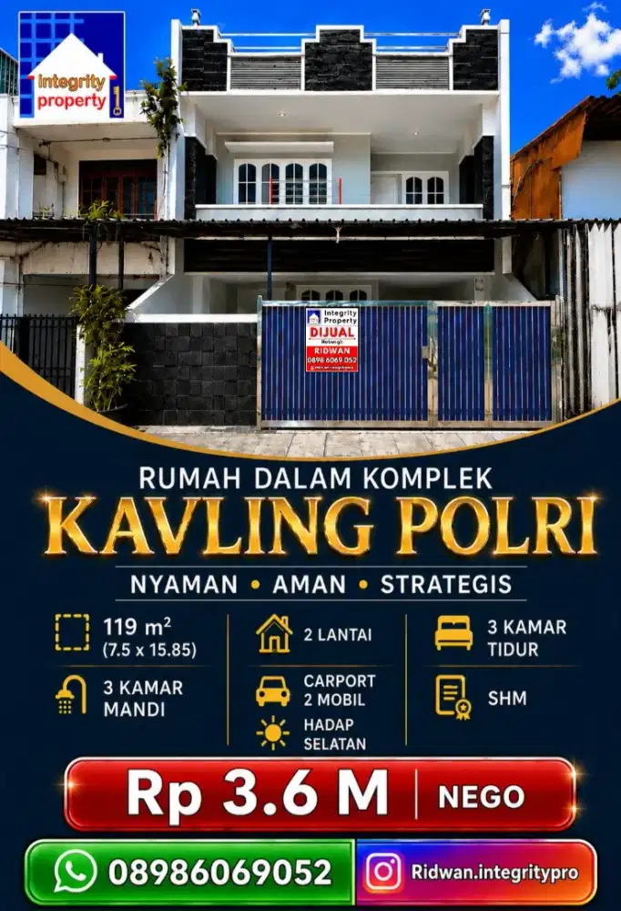 IP3133: Rumah Dalam Komplek Kavling Polri