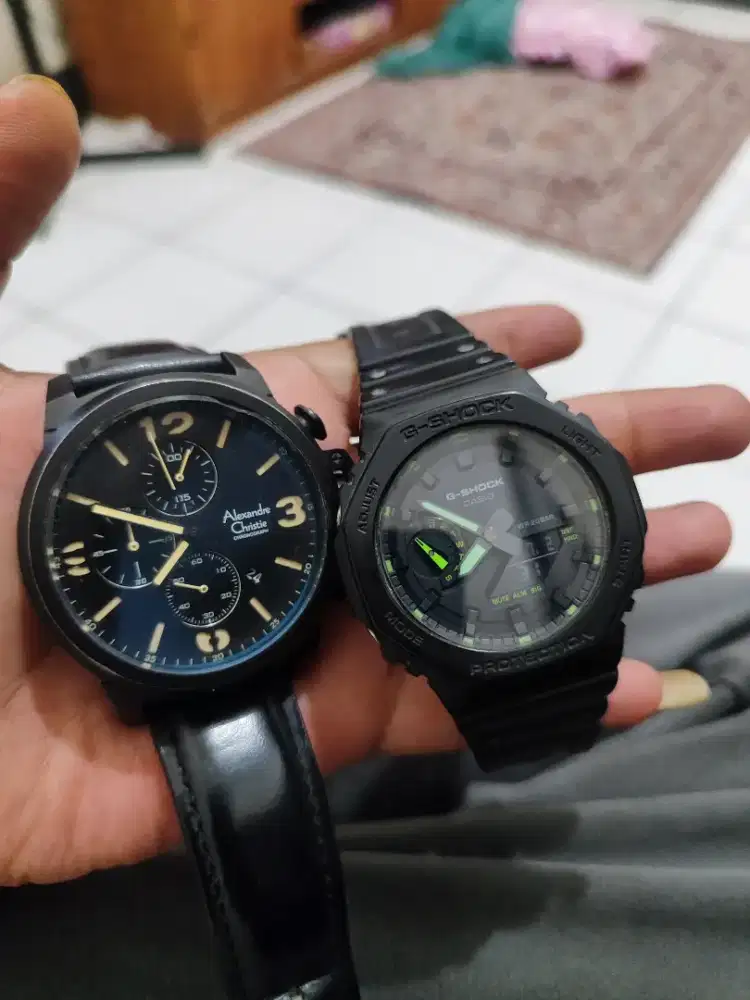 Dijual sekaligus jam tangan Alexander christin dan GShock