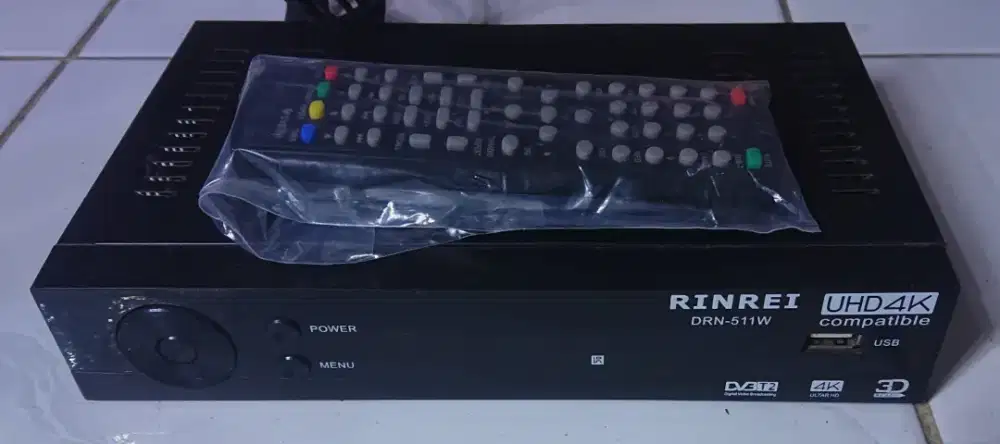 STB DVBT2 RINREI DRN-511W BEKAS NORMAL