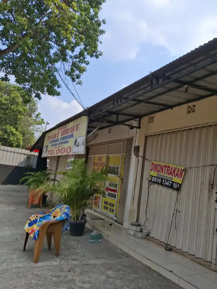 Disewakan Ruko lokasi strategis bebas banjir pertahun 32jt