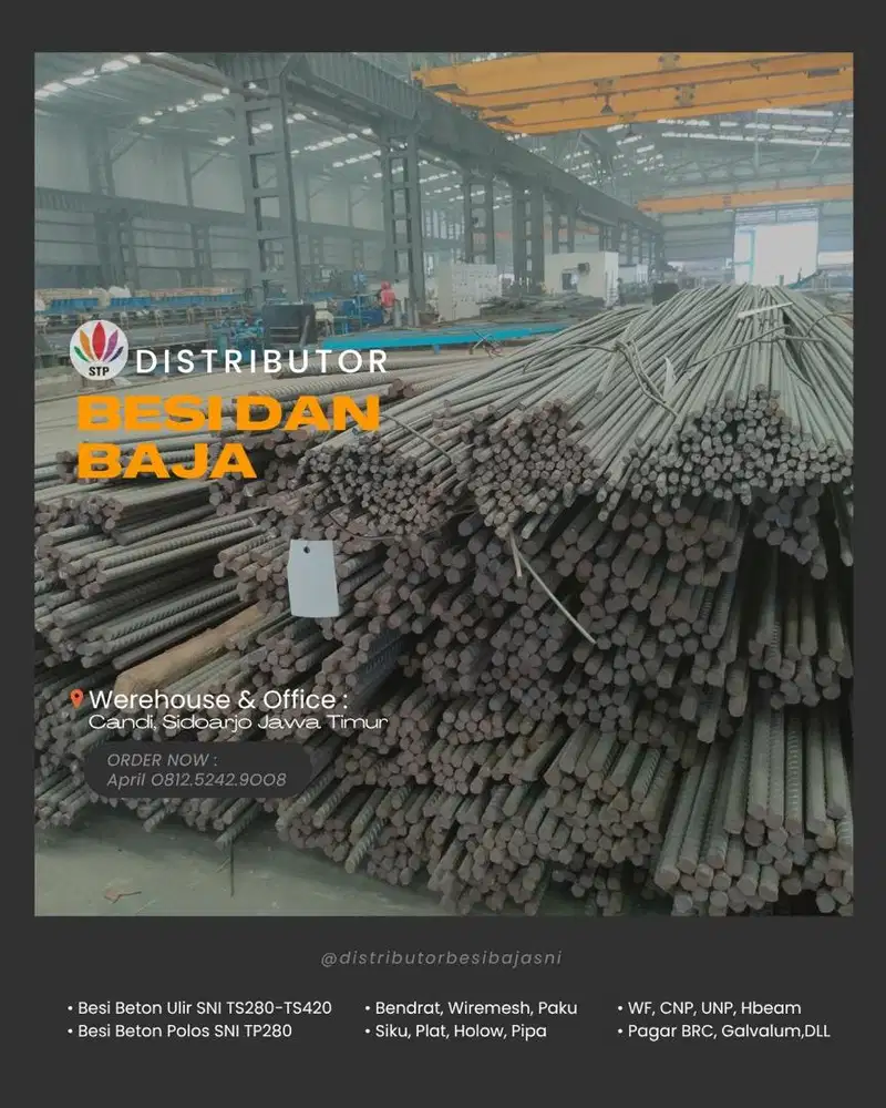 Distributor besi dan baja murah