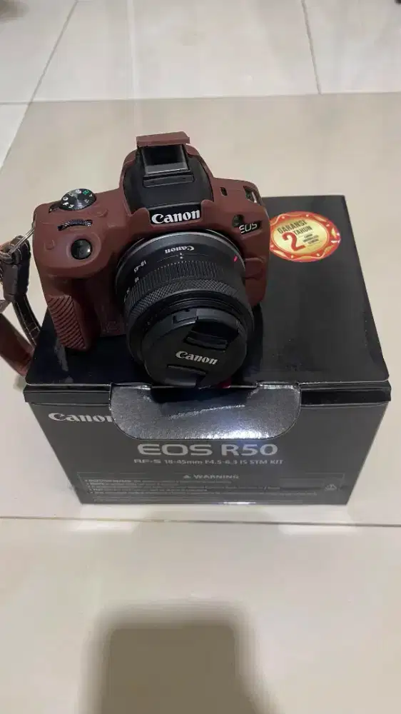 Canon R50 garansi doss aktif
