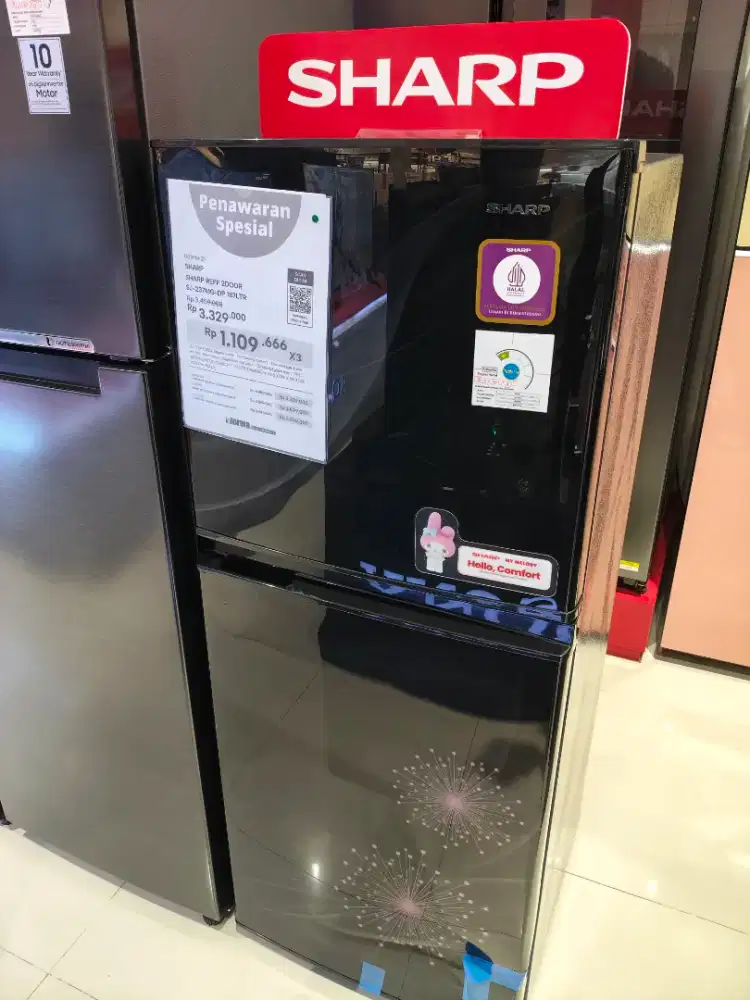 Promo kulkas 2 pintu Sharp