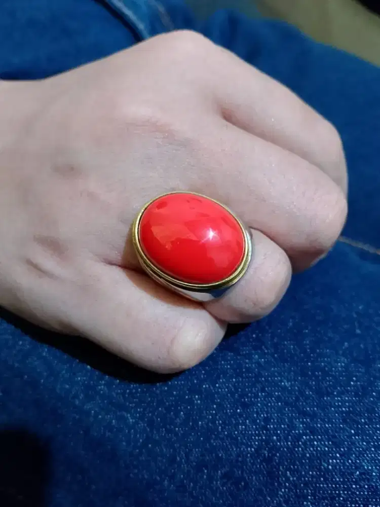 Cincin Marjan red coral