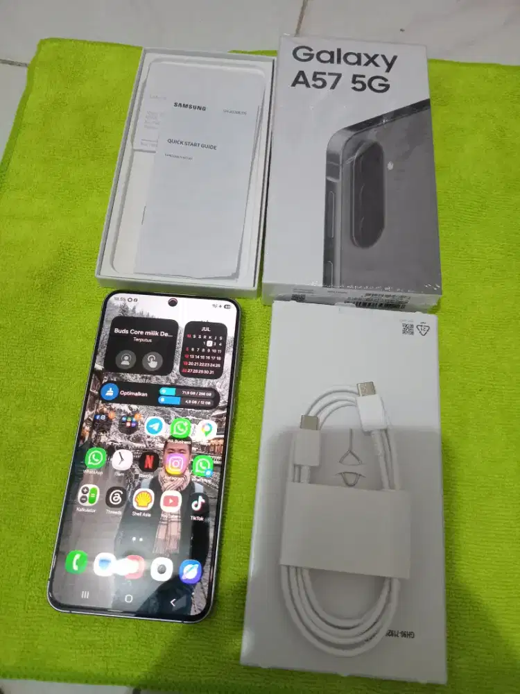 Samsung a57 ram 12 256 like new