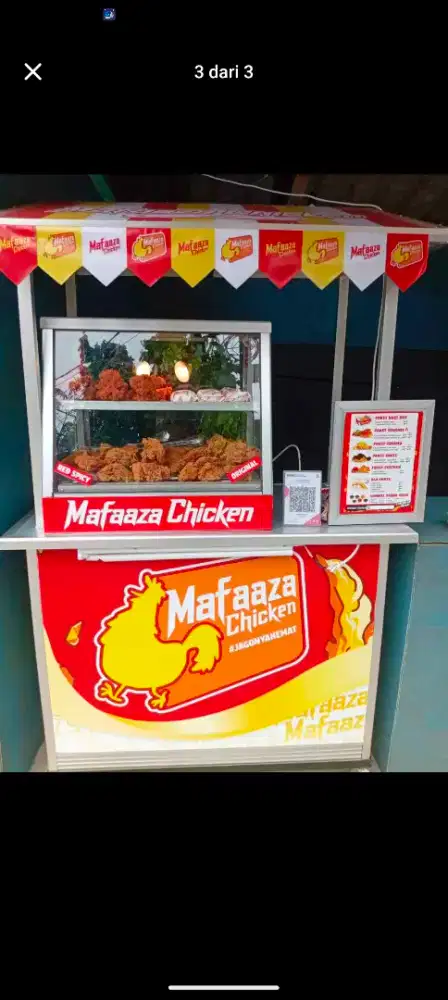 dijual gerobak ayam