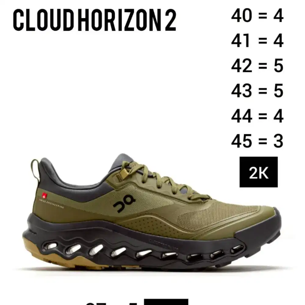 Sepatu larin pria oncloud