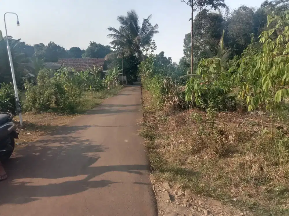Dijual lahan nempel jln utama desa