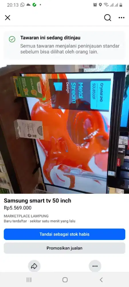 Samsung smart tv 50inch