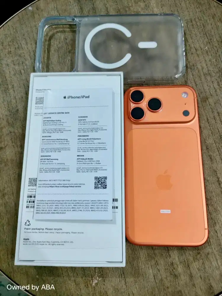 iPhone 17 Pro Max Cosmic Orange 256GB RESMI