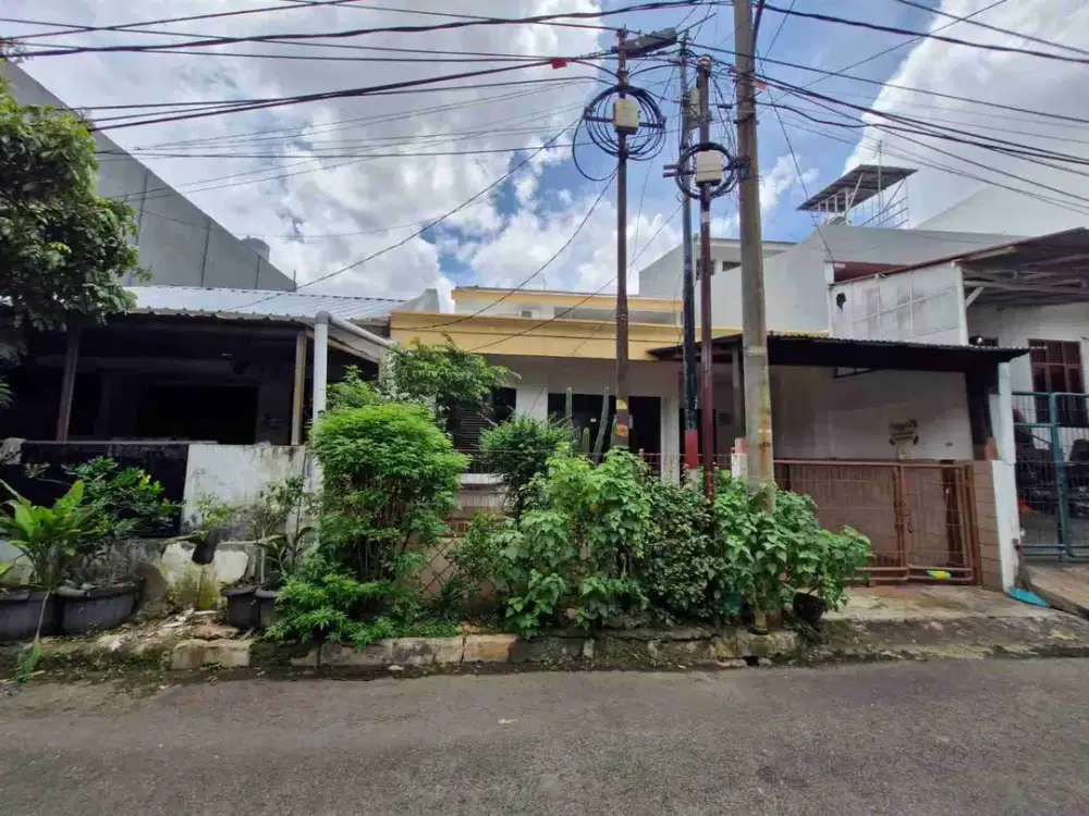 rumah 1,5 lantai siap huni, bebas banjir, harga murah dibawah pasar di perumahan taman pulogebang, cakung, jakarta timur