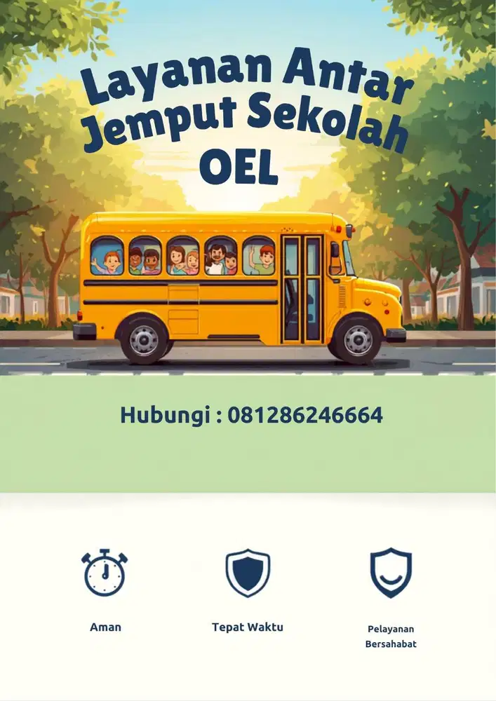 Jasa Antar Jemput Sekolah Ora Et Labora BSD