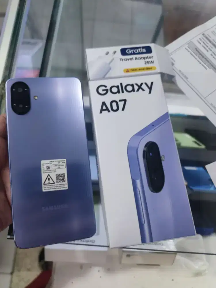 Samsung A07 Ram 4+4/64gb lengkap