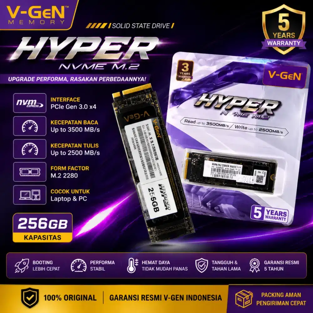 Ssd mvme 256gb vgen
