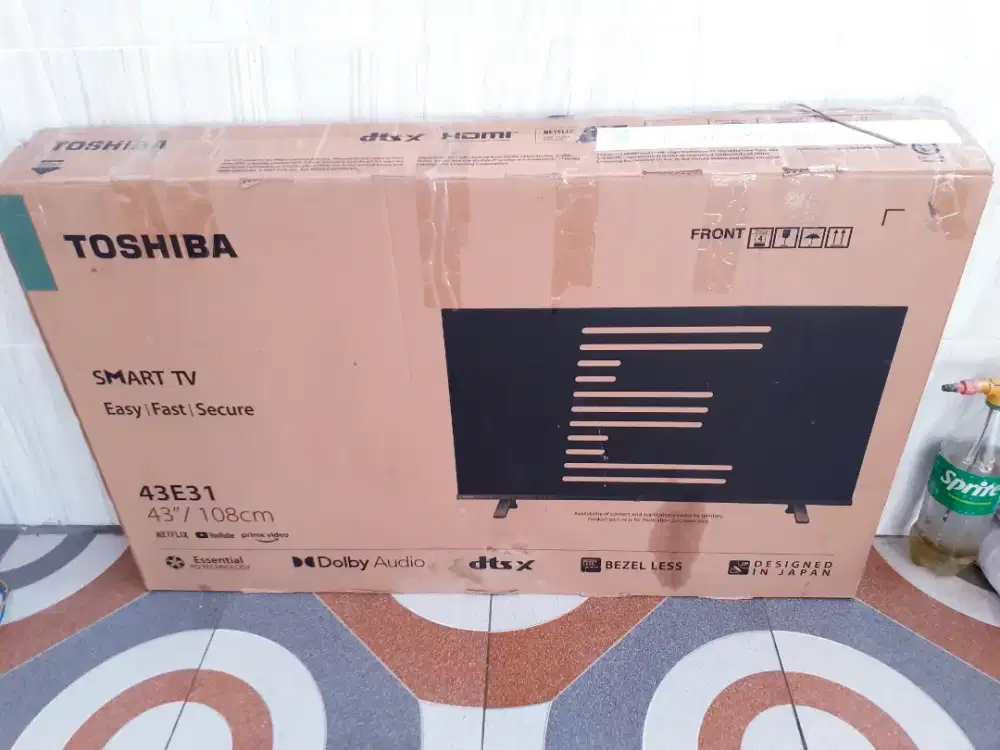 TV LED SMART TOSHIBA 43IN DIGITAL YOUTUBE NETFLIK GARANSI