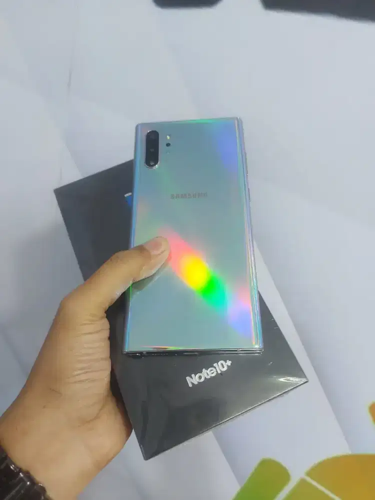 Samsung note 10 plus 12/256 full ori layar jernih tanpa goresan