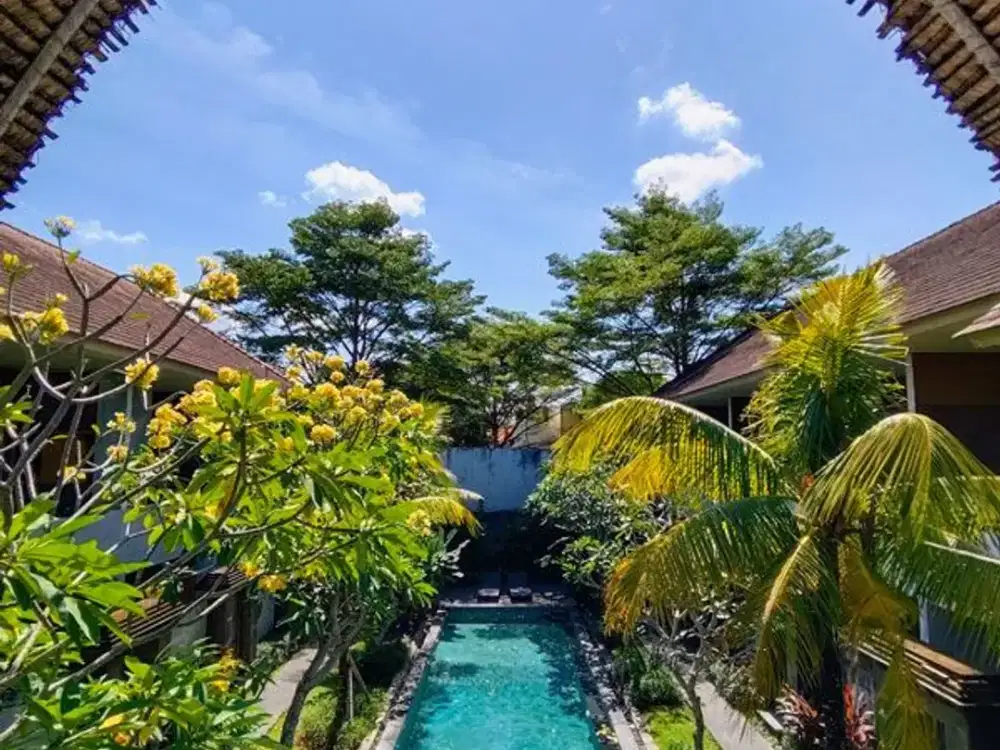 [AMR-222.SS-DXG] For Monthly Rent Deluxe Garden Apartment in Jl Taman Sari Kerobokan-Pets Allowed