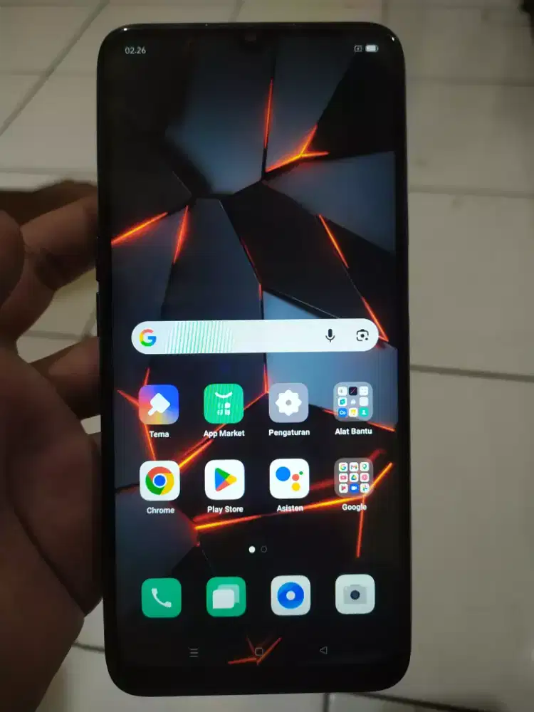 Oppo A16 4G 6/128 layar 6.5 inchi super mulus