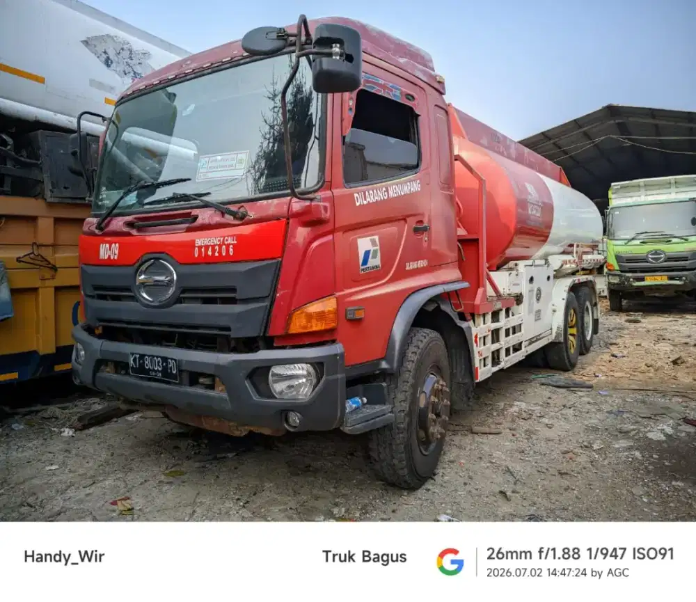 Hino 500 FM 260 ti ps tronton 6x4 ban10 tangki 16 kl tahun 2016 ex bbm