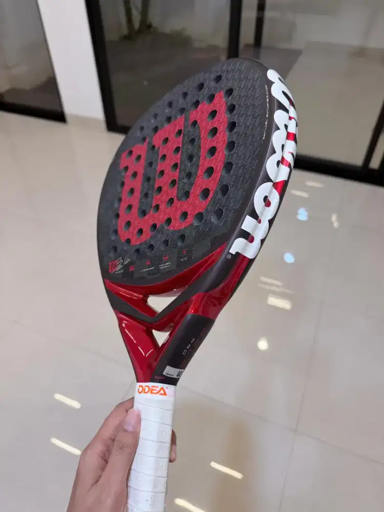 Raket Padel Wilson V3 Bela PRO kondisi mantapppp