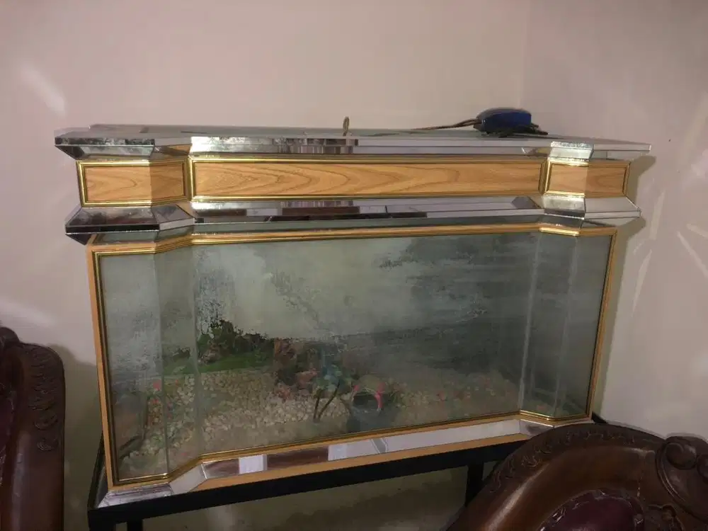 Aquarium besar list wood