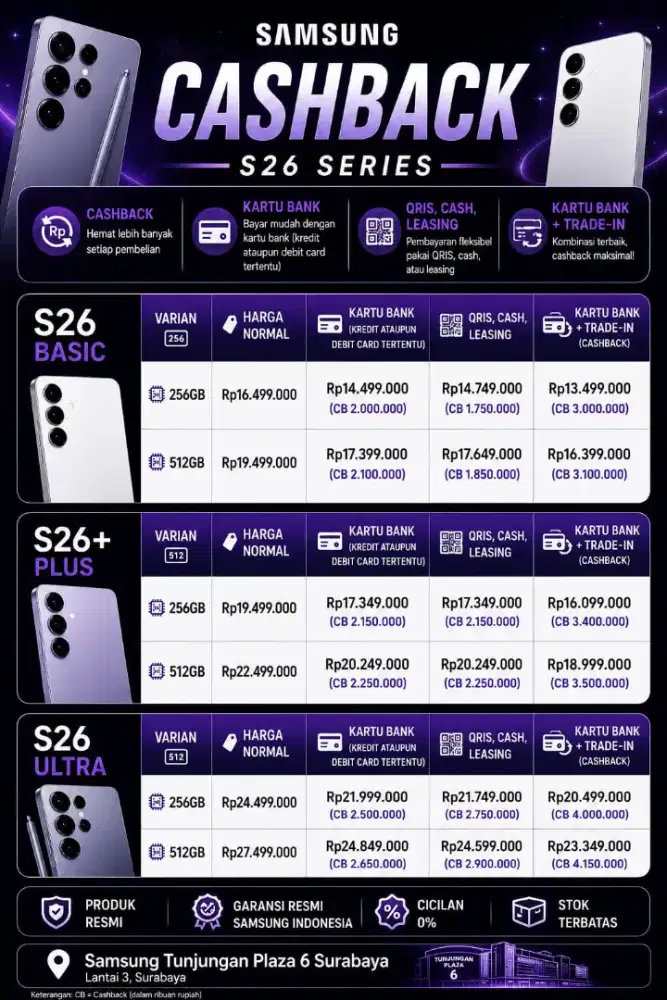 SAMSUNG GALAXY S26 SERIES