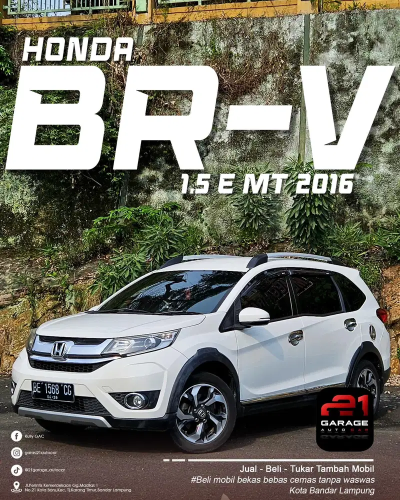 Honda brv 2016 E 1.5 Ckd manual istimewa jual cepat