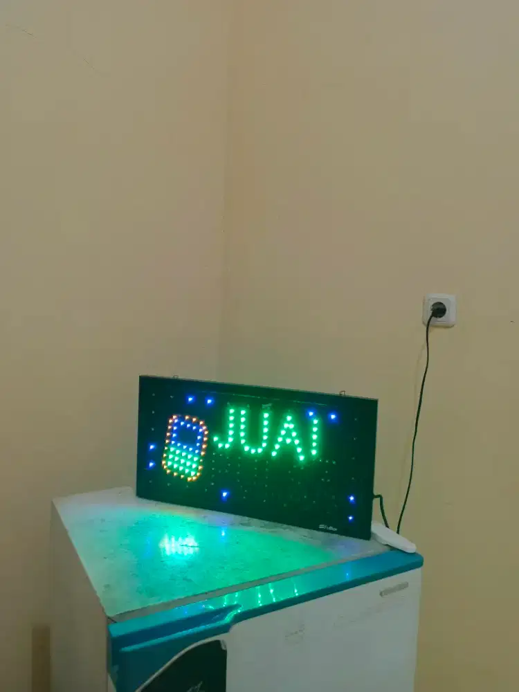 Papan Iklan LED Jual Pulsa+Logo Hp