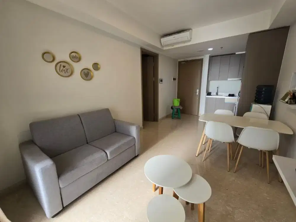 Disewa Apartemen Gold Coast 1BR, 51m2, Full Furnished