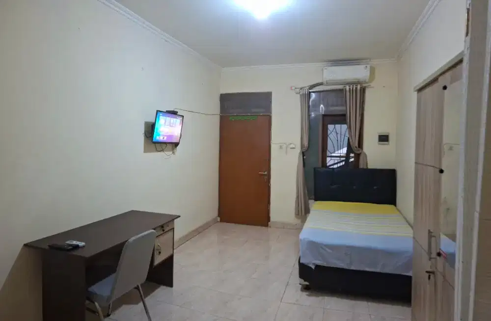 Kost Sewa Bulanan Eksklusif (FULL AC + Kamar Mandi Dalam)